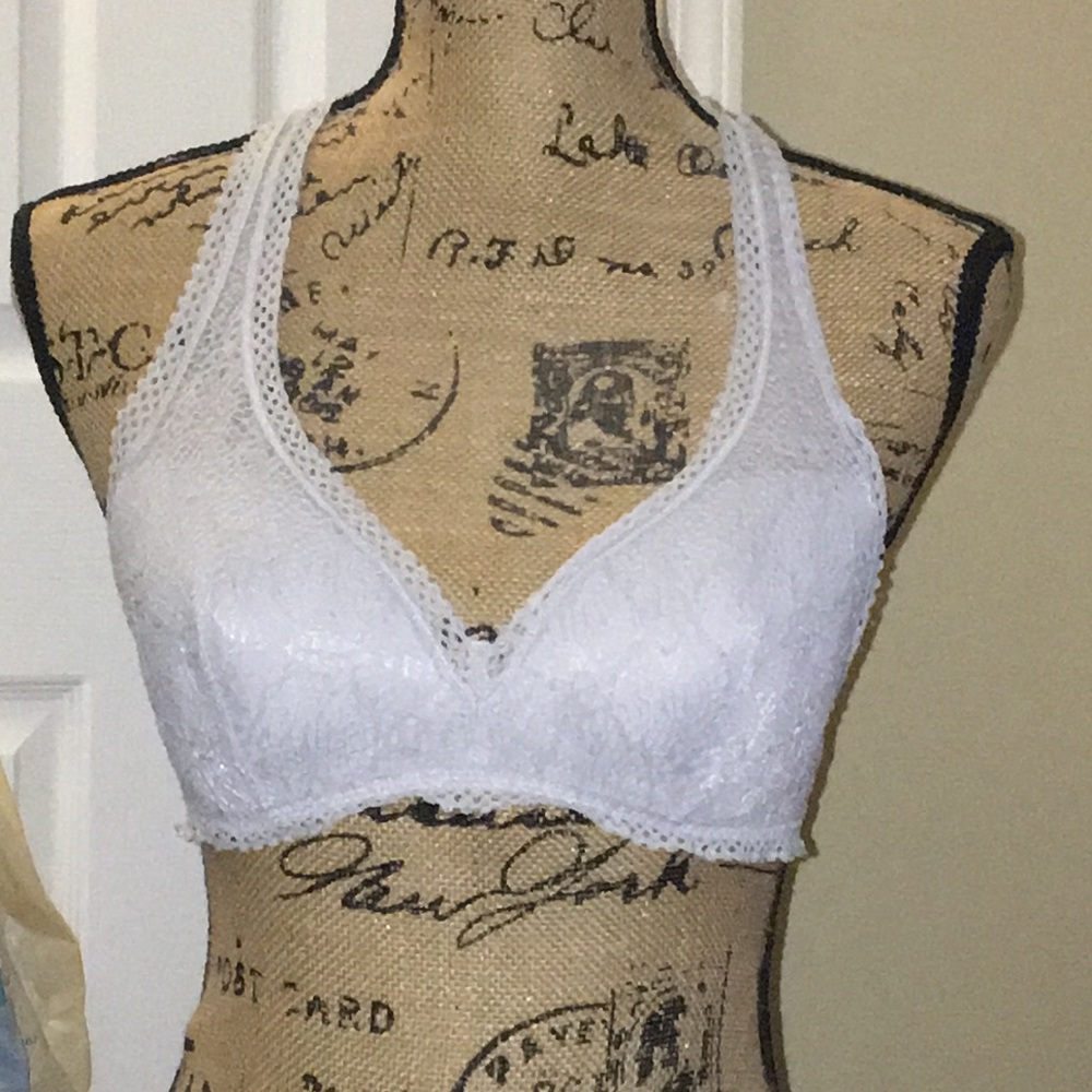 Floral Lace Plunge Bralette